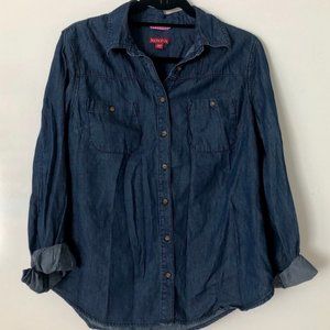 NEW! Merona Dark Denim Top, size M
